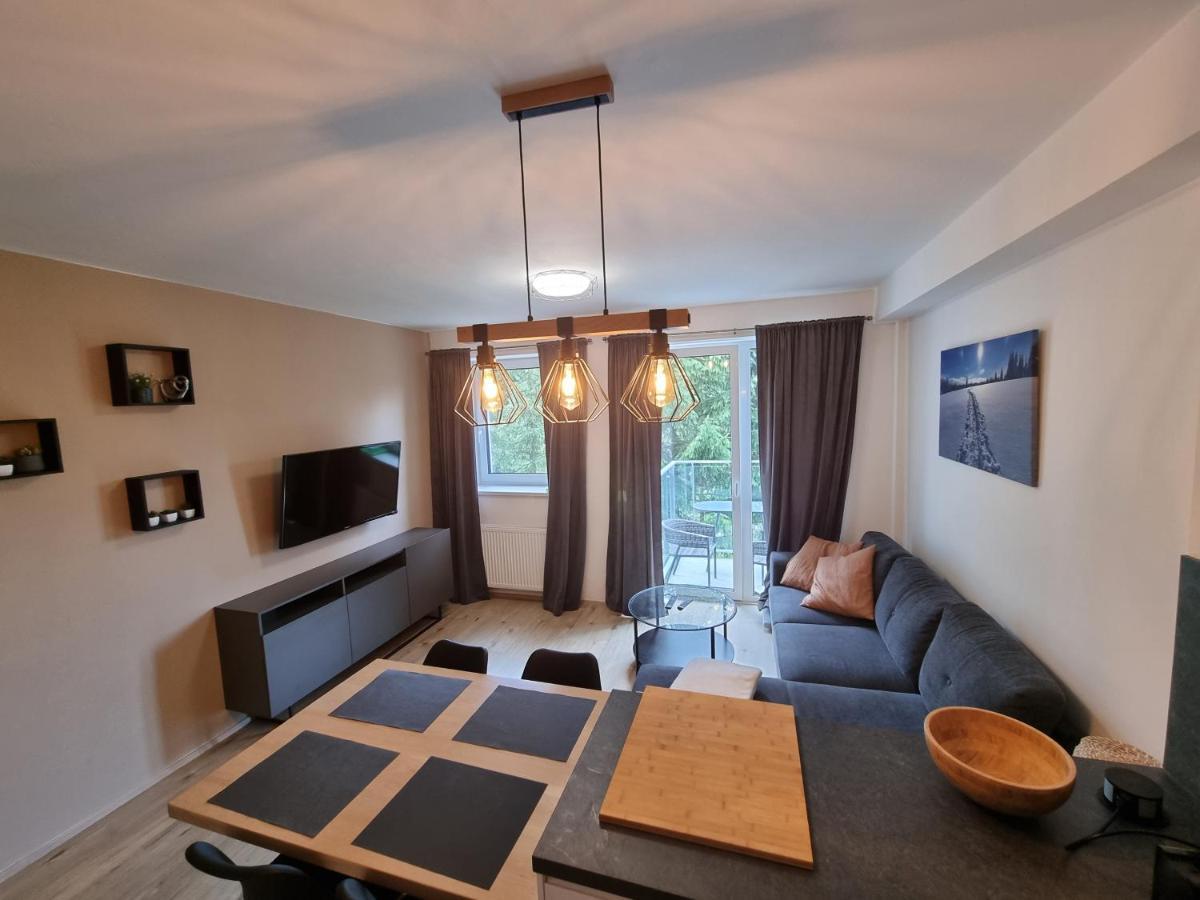 Apartman Nerudovka D 104, Finska Sauna, Garazove Stani Loučná pod Klínovcem Bagian luar foto
